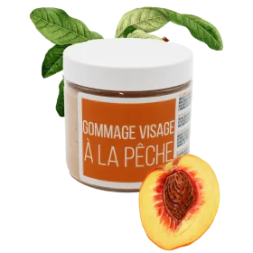 Gommage Visage Pêche 200ml 100% Naturel