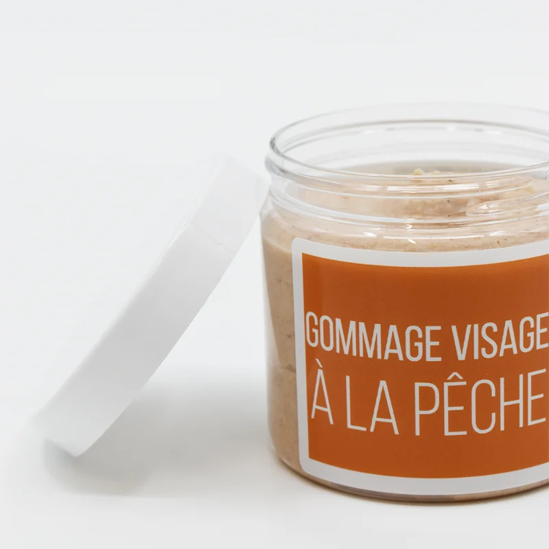 Gommage Visage Pêche 200ml 100% Naturel