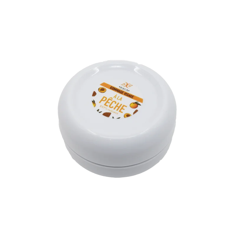 Gommage visage pêche naturel – Format voyage 50ml