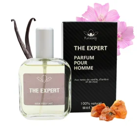 Parfum Homme Naturel Vanille Ambre Musc 50ml