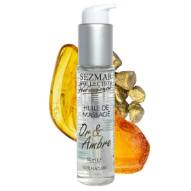 Huile de Massage Or & Ambre 100% Naturelle 50 ml