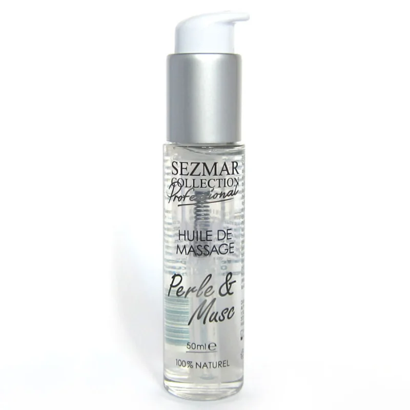 Huile de massage professionnelle Perle & Musc 100% naturelle 50 ml