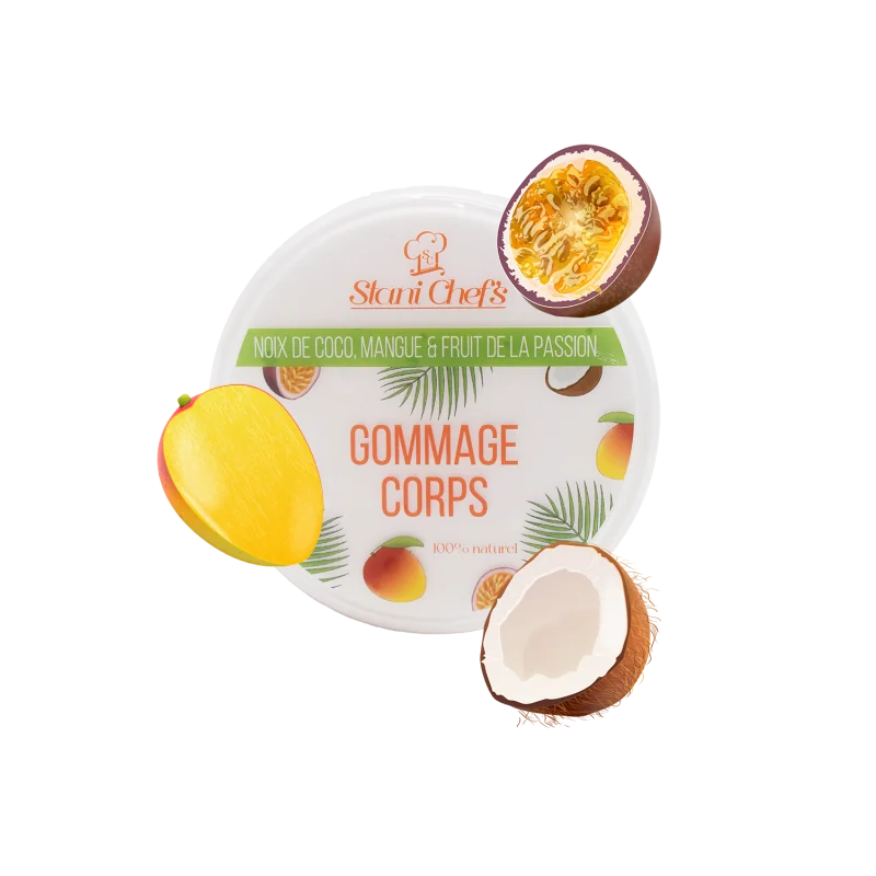 Gommage Corps Noix de Coco Mangue & Passion 250ml - 100% Naturel