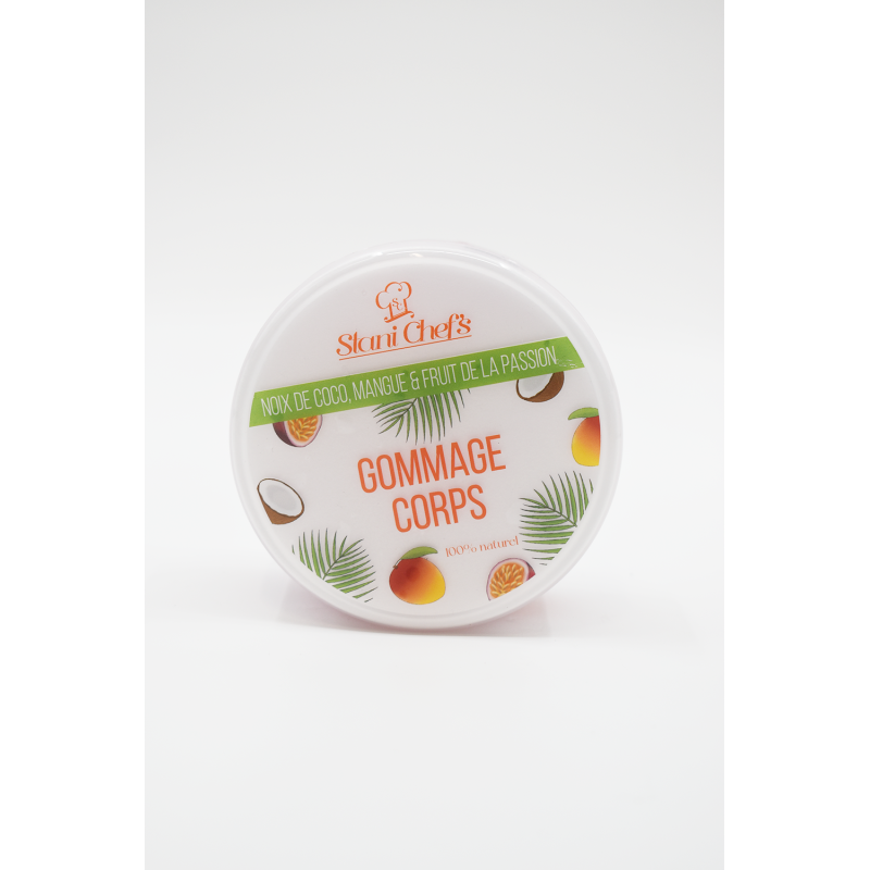 Gommage corps à la noix de coco, mangue & fruit de la passion - 250ml 100% naturel Stani chef's