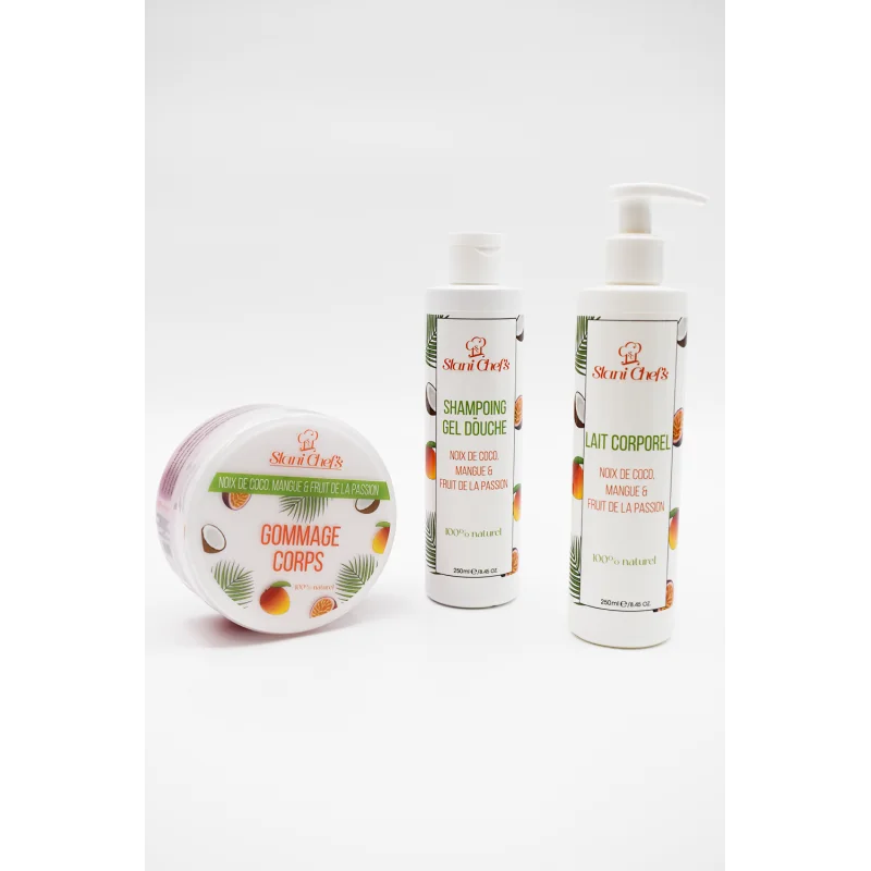 Gommage Corps Noix de Coco Mangue & Passion 250ml - 100% Naturel