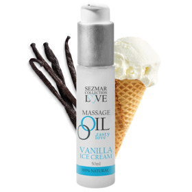 Huile de massage vanille 100% naturelle 50ml