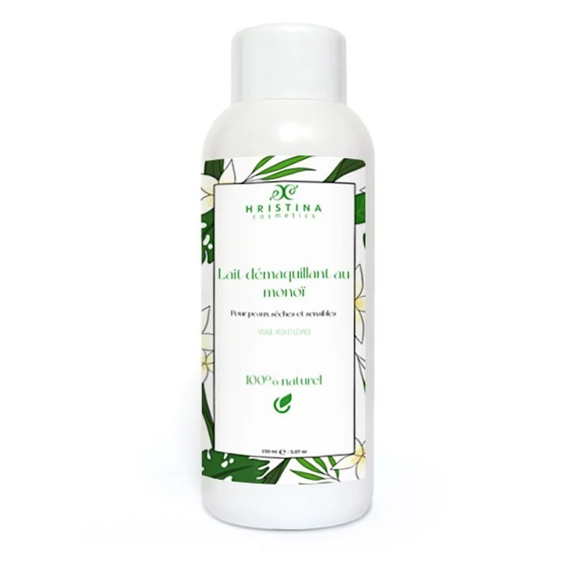 Lait nettoyant au monoï démaquillant – 100% naturel