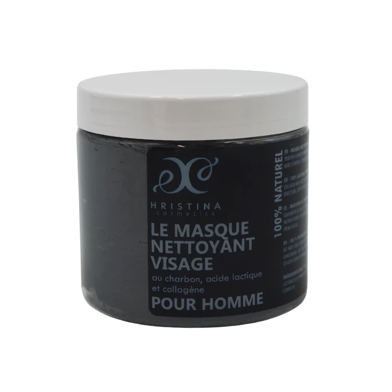 Masque Charbon Homme – Soin Purifiant 200ml