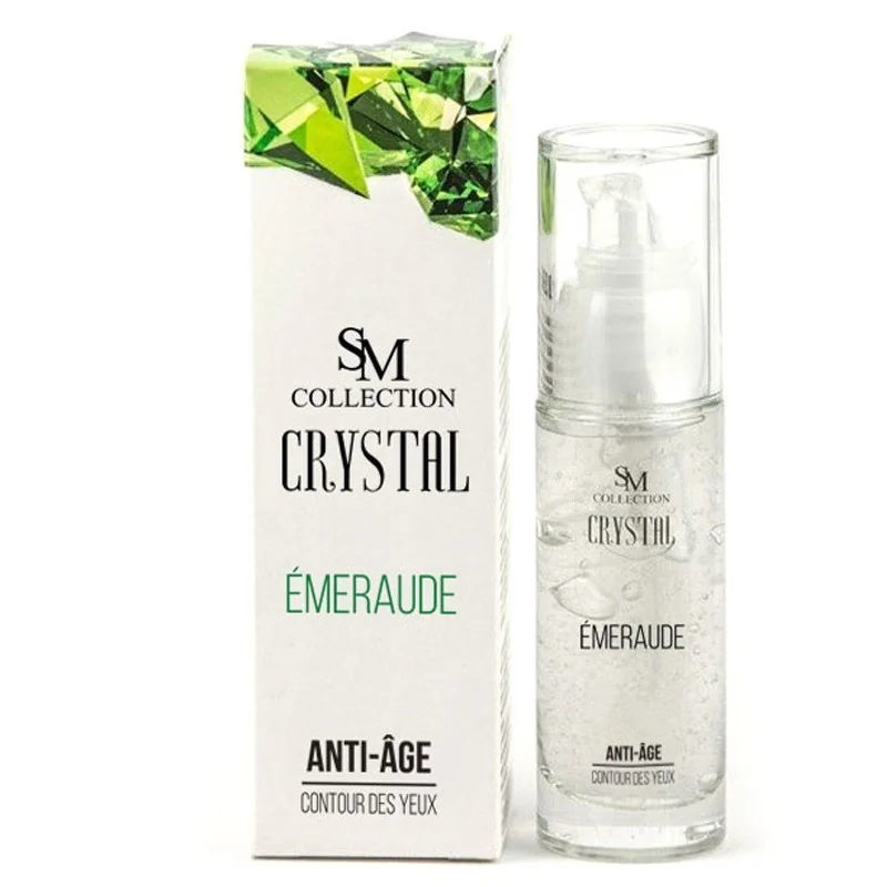 Crème contour yeux anti-âge émeraude 100% naturelle