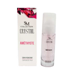 Crème pour le contour des yeux à la poudre d'améthyste 30ml 100% na