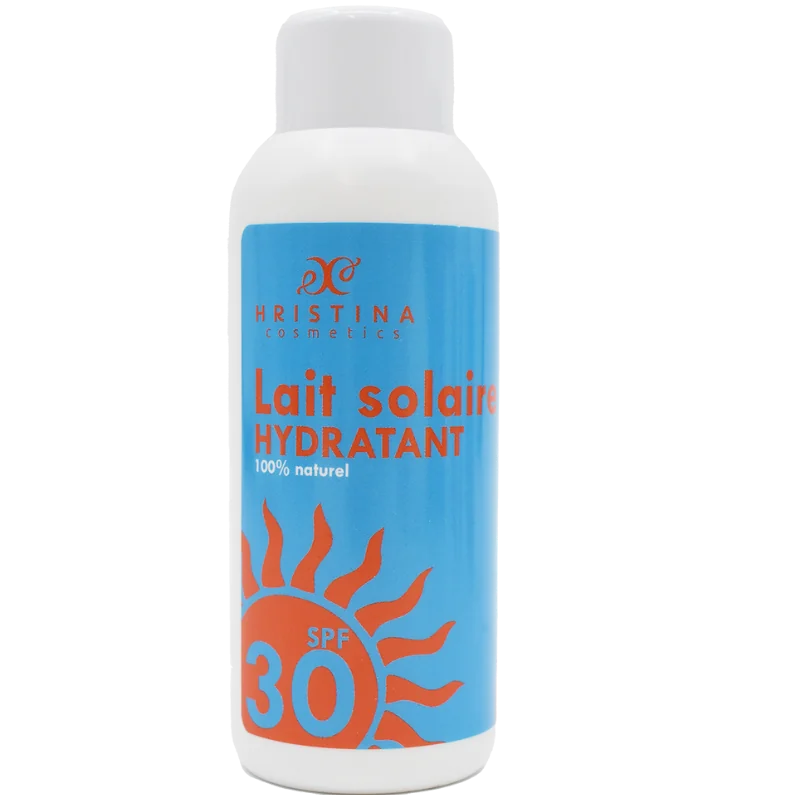 Lait solaire SPF30 naturel, hydratant et protecteur
