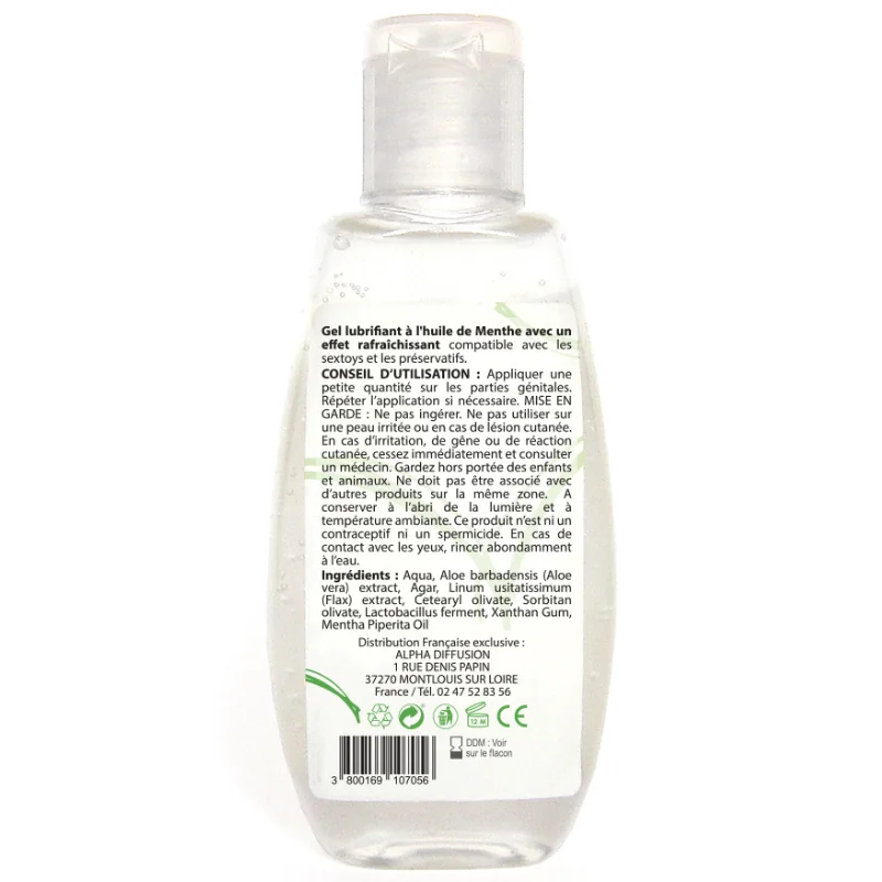 Lubrifiant naturel Menthe Poivrée 90ml