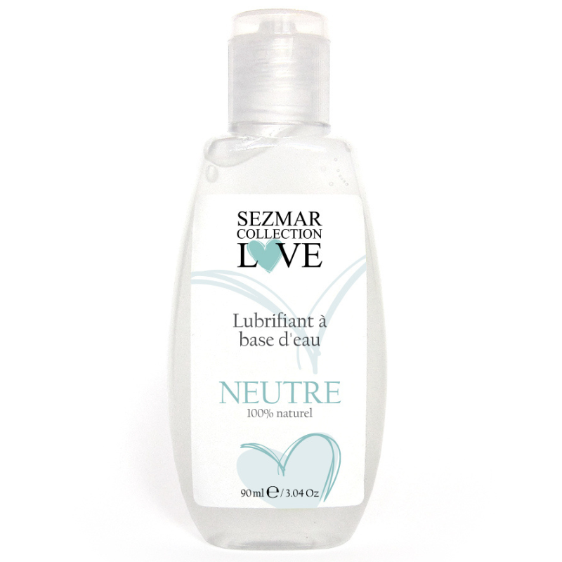 Lubrifiant à base d'eau 100% naturel Neutre 90 ml Sezmar Love