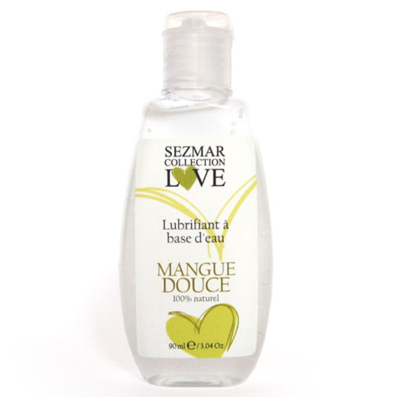 Lubrifiant à base d'eau 100% naturel Mangue 90 ml Sezmar Love