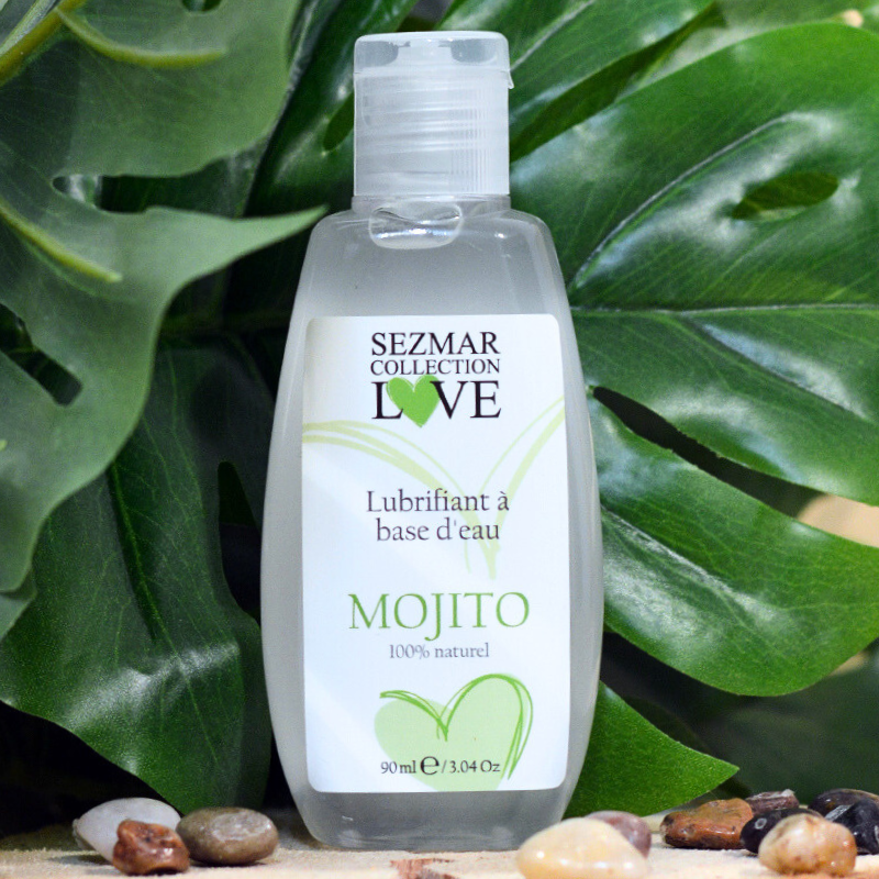 Lubrifiant à base d'eau 100% naturel Mojito 90 ml Sezmar Love