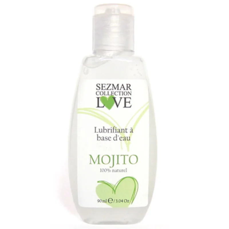 Lubrifiant 100% naturel au Mojito – Base d'eau 90ml