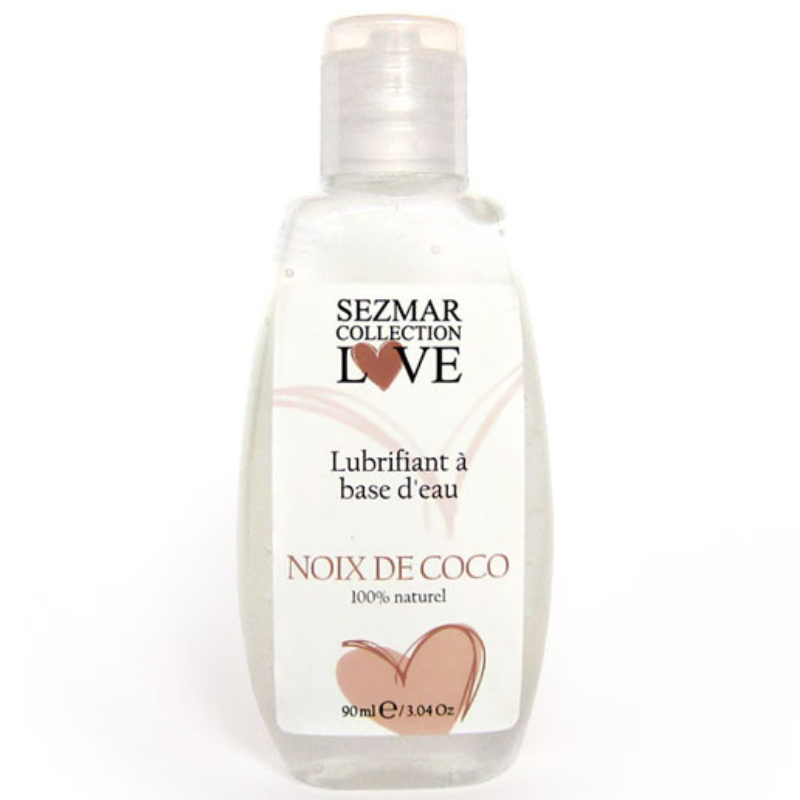 Lubrifiant à base d'eau 100% naturel Noix de coco 90 ml Sezmar Love