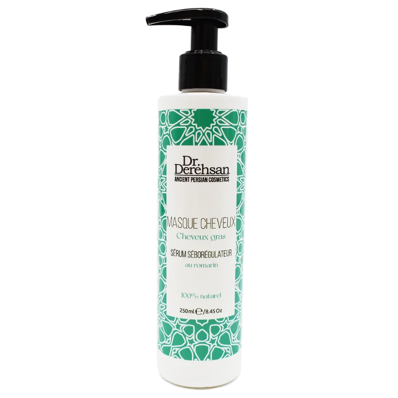 Masque Cheveux Gras au Romarin 100% Naturel – 250ml