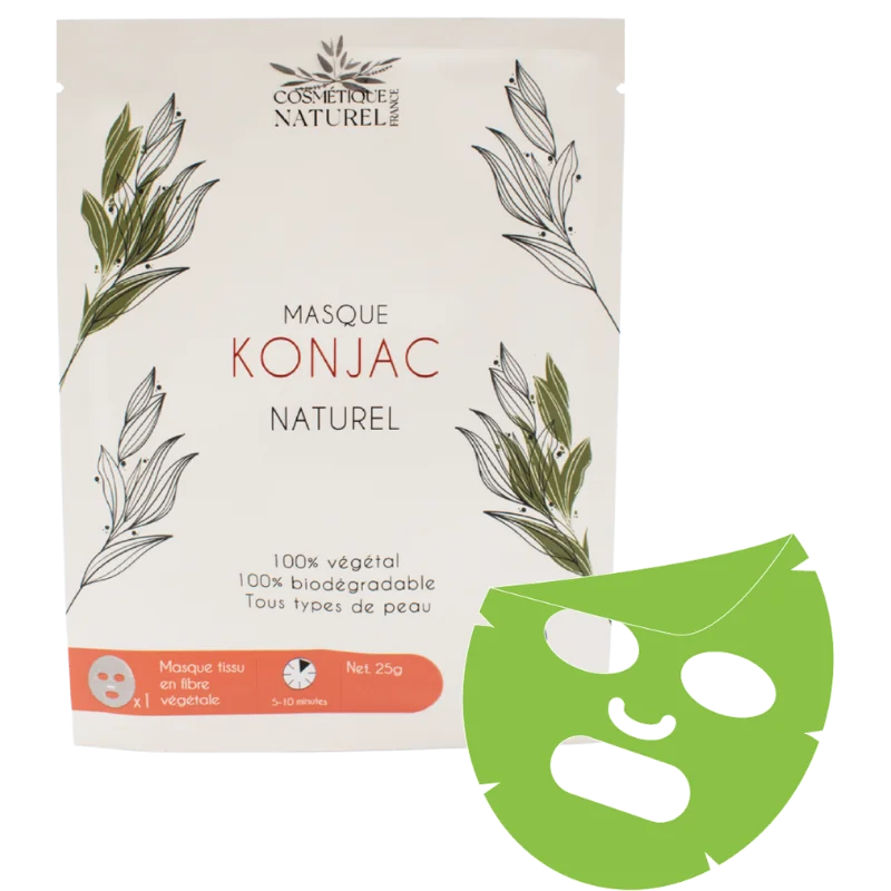 Masque Konjac Aloé Vera – Soin Visage Tout Naturel