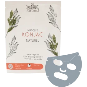 Masque Konjac - Charbon de bambou