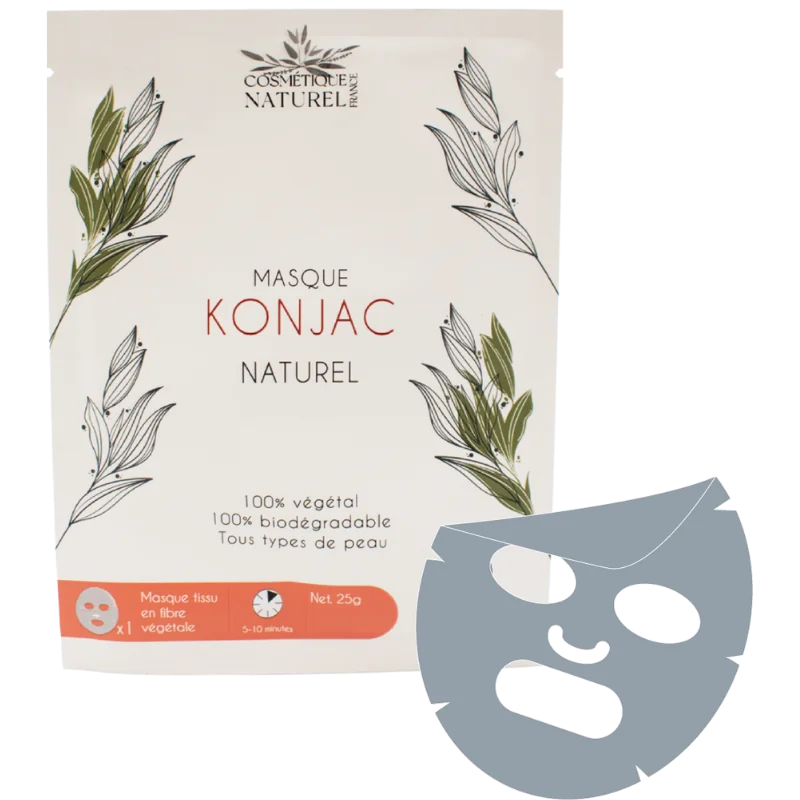 Masque Konjac - Charbon de bambou