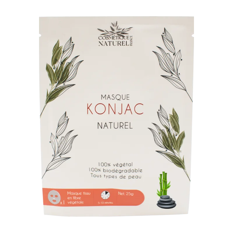 Masque Konjac - Charbon de bambou