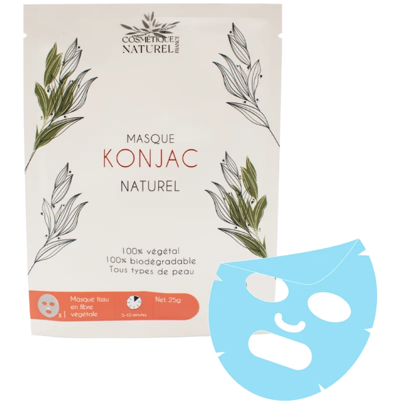 Masque Konjac Collagène | Soin 100% Naturel