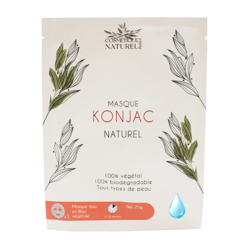 Masque Konjac Collagène | Soin 100% Naturel