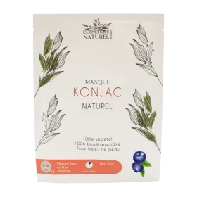 Masque Visage Myrtille - Konjac 100% Naturel