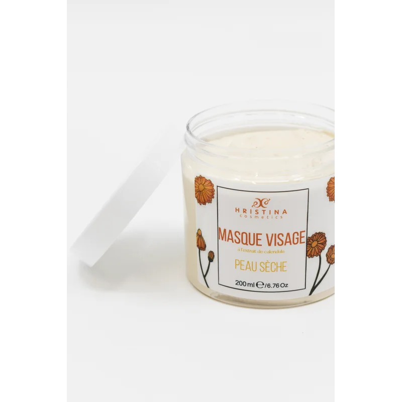 Masque Visage Peau Sèche au Calendula 200ml