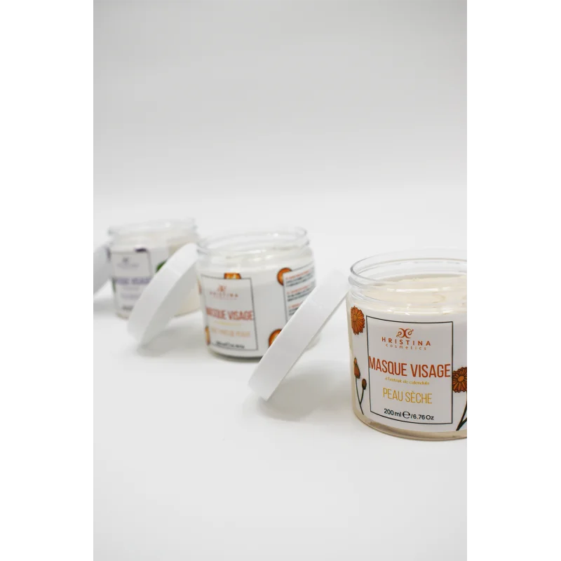 Masque Visage Peau Sèche au Calendula 200ml