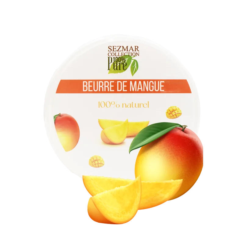 Beurre de mangue pur 250ml | Soin corps nourrissant
