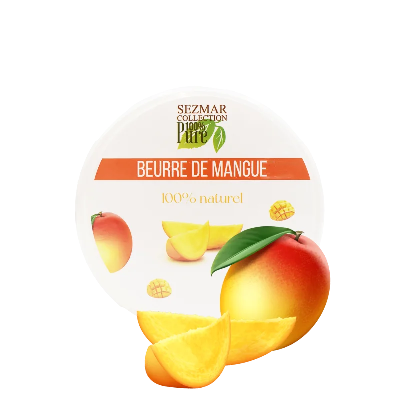 Beurre de mangue pur 250ml | Soin corps nourrissant