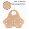 Buste plastron silicone encolure ronde