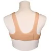 Buste faux seins silicone, intérieur concave – dos Velcro