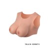 Buste seins réaliste couleur peau claire Taille M Bonnet D Starbust
