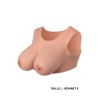 Buste seins réaliste couleur peau claire Taille L Bonnet E Starbust