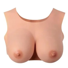 Buste seins réaliste couleur peau claire Taille M Bonnet D Starbust