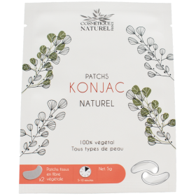 Patchs contours des yeux au Konjac - Citron Cosmétique naturel