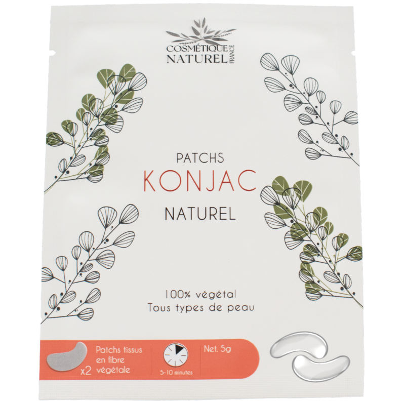 Patchs contours des yeux au Konjac - Citron Cosmétique naturel