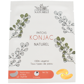 Patchs contours des yeux au Konjac - Curcuma Cosmétique naturel
