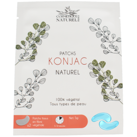 Patchs contours des yeux au Konjac - Myrtille Cosmétique naturel