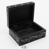 Boîte à bijoux en pierre Saponite rectangle Fleur de Vie 10cm Lithothérapie