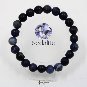 Bracelet en pierres naturelles Sodalite A 8-9mm Lithothérapie