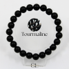 Bracelet en pierres naturelles Tourmaline noire A 8mm Lithothérapie