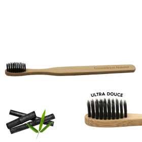 Brosse à Dents Ultra Douce en Bambou au Charbon Actif Cosmétique naturel