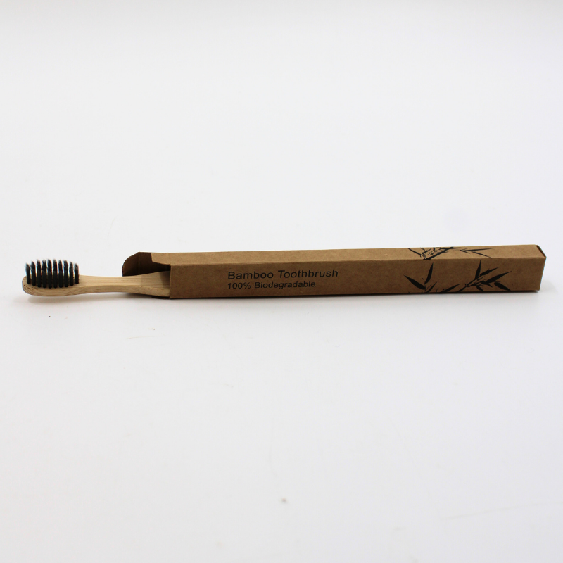 Brosse à Dents Ultra Douce en Bambou au Charbon Actif Cosmétique naturel