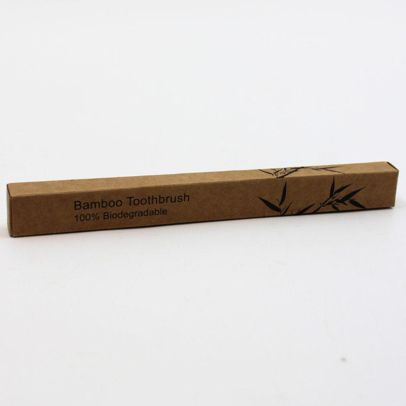 Brosse à Dents Moyenne en Bambou Bleue Cosmétique naturel