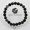 Bracelet en pierre naturelle Agate Indienne AB 8mm Lithothérapie