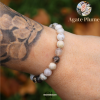 Bracelet en pierres naturelles Agate Plume AB 8mm Lithothérapie